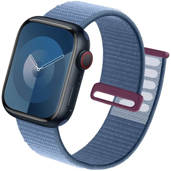 NEW Blue Breathable Strap Loop For Apple Watch - Picture 1 of 4